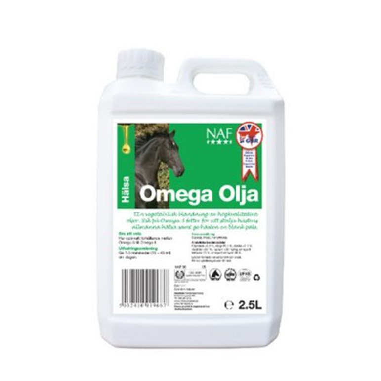NAF Omega Olja 2,5 L – För päls, leder och inre balans