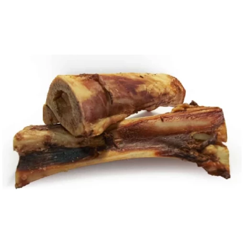 Märgpipa Nöt 2 st/fp – Svenskt Tuggben med Märg från Emmzo (8–13 cm)