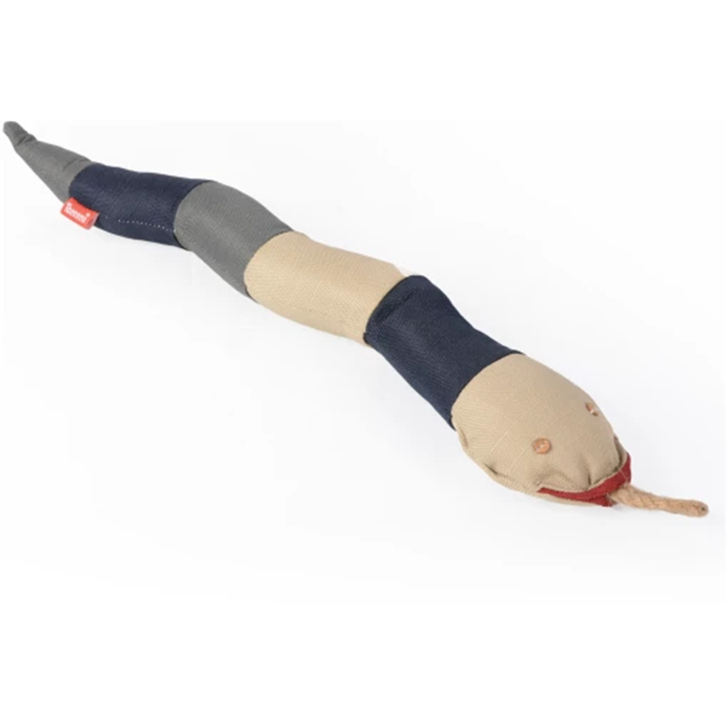 Hundleksak Orm i kraftig väv  55 cm