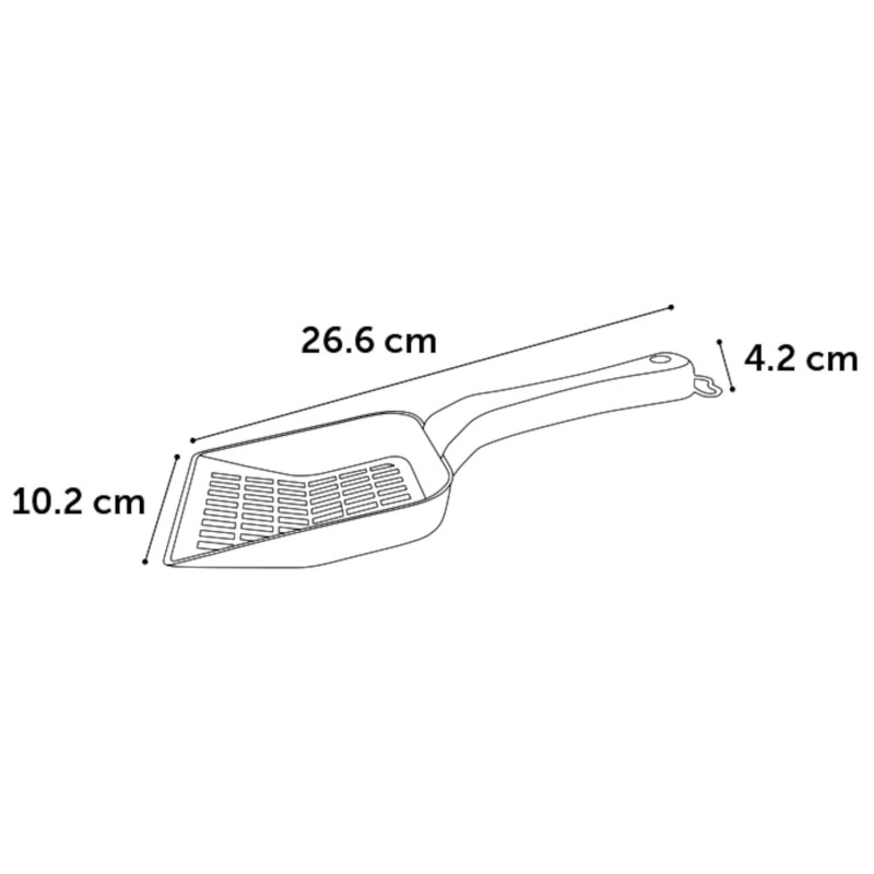 Kattsandspade i 2 olika färger