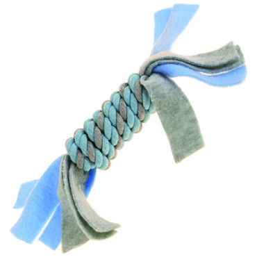 Flossrep med fleece "Little Rascals" - Grå/Rosa