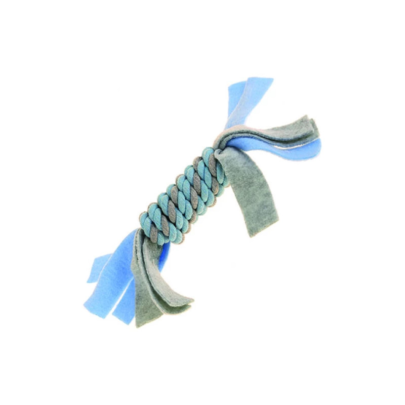 Flossrep med fleece "Little Rascals" - Blå/Grå