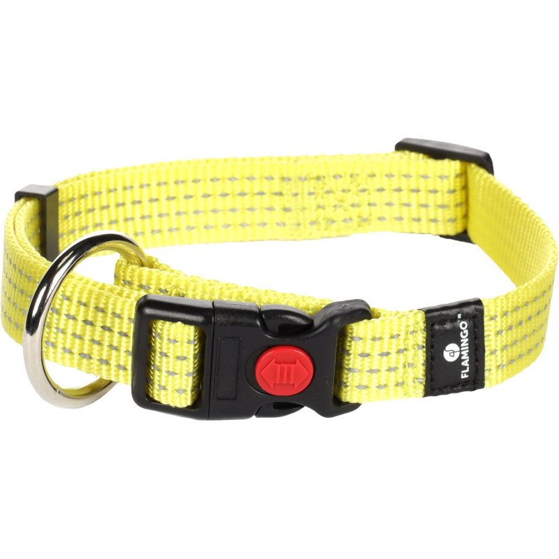 Reflexhalsband Len Fluo nylon - Medium