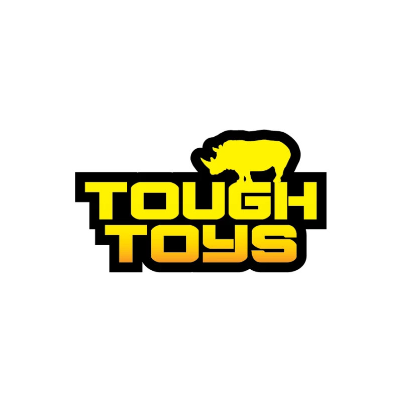 Massiv gummiboll med snöre som flyter - 5 cm