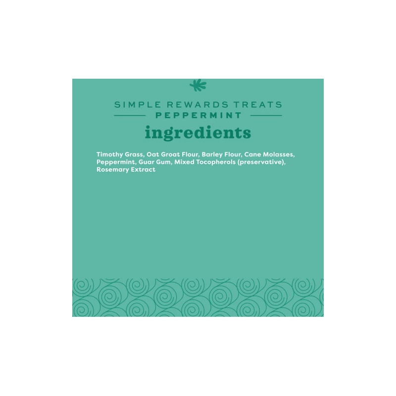 Simple rewards baked treats with peppermint