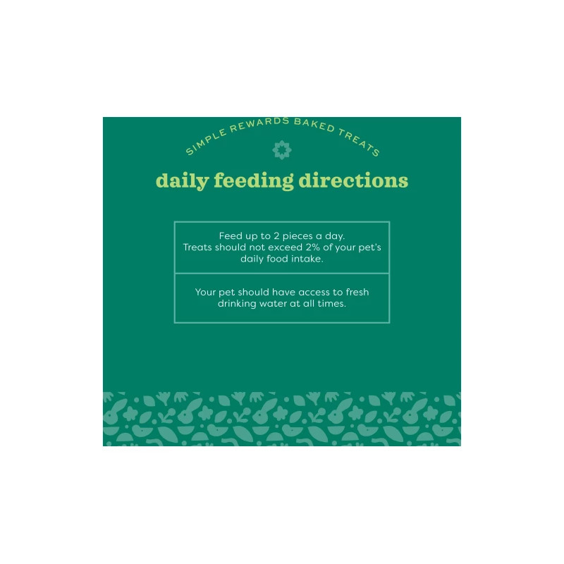 Simple rewards baked treats with bell pepper