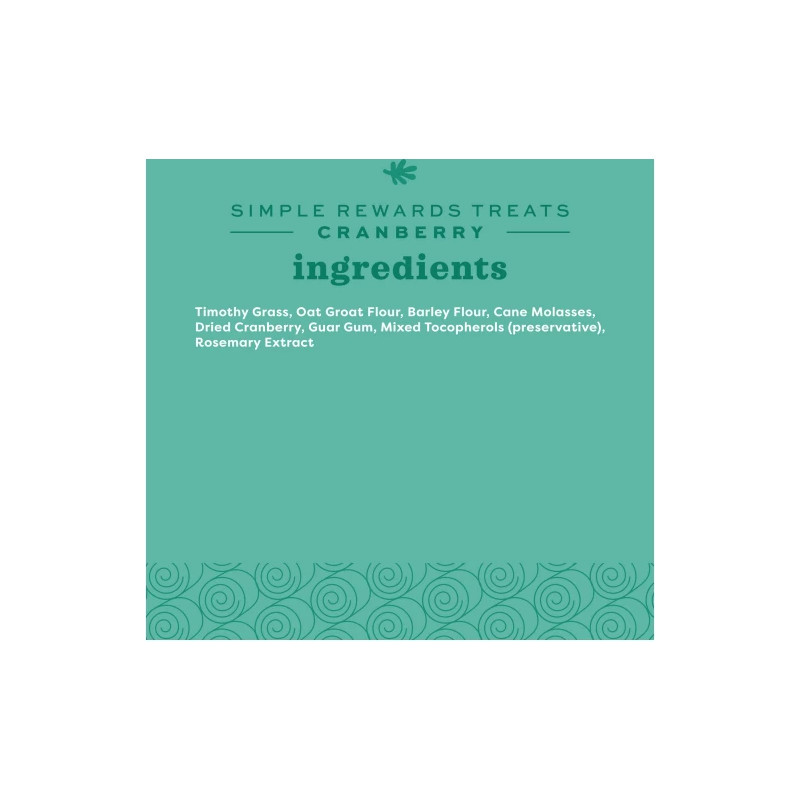 Simple rewards baked treats with cranberry