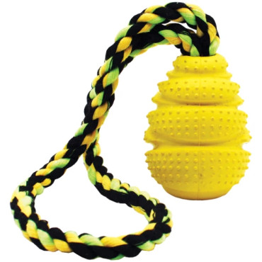 Gummikong med rep Grrrelli - Small