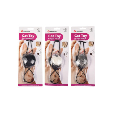 Kattleksak att hänga i dörrhål mus med ljud