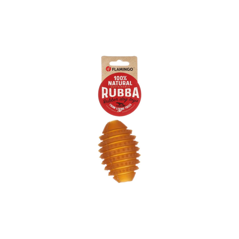 Gummi rugbyboll med piggar