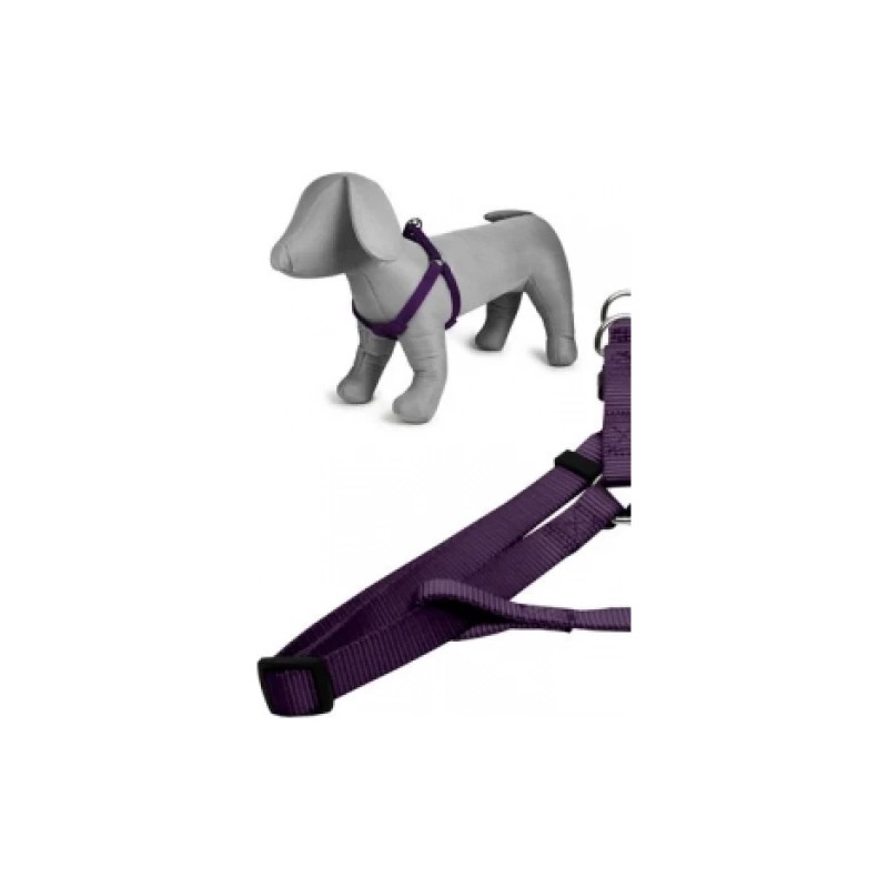 Sele i nylon 15mm/35-60cm - Rosa