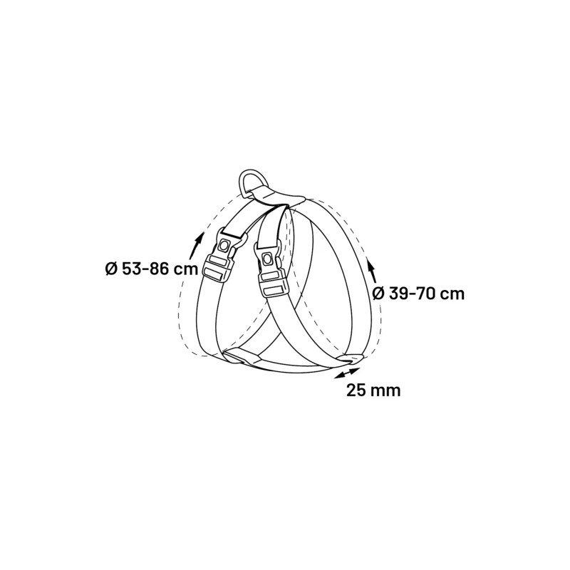 Säkerhetsbälte till hund - Medium