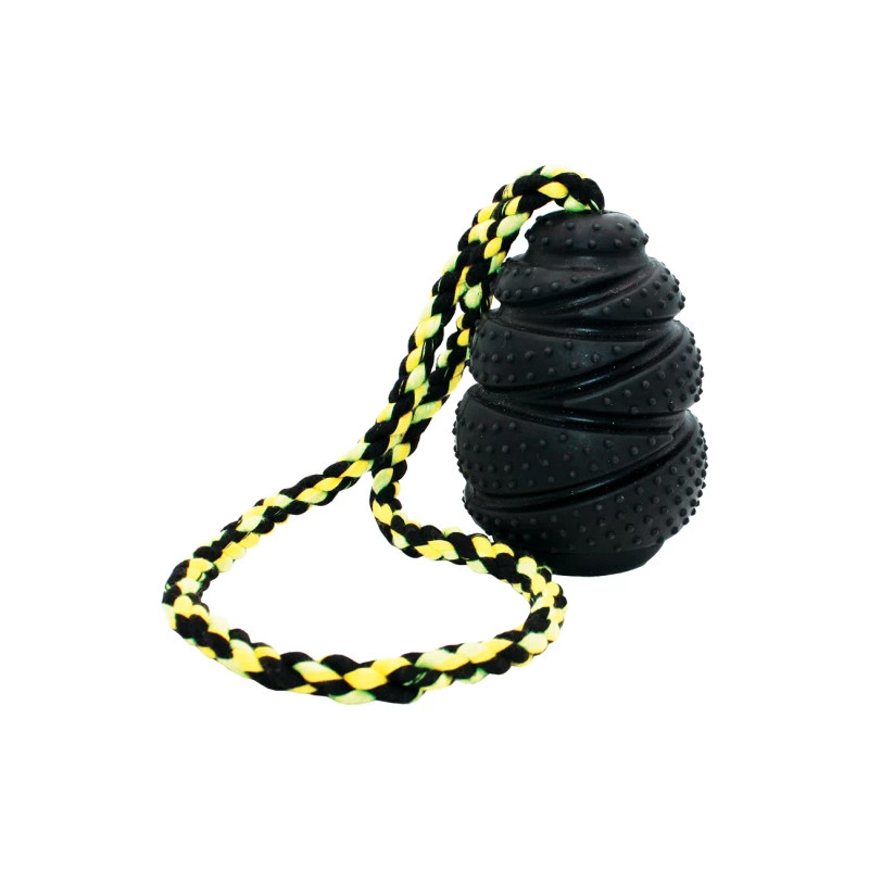 Gummikong med rep Grrrelli - Medium