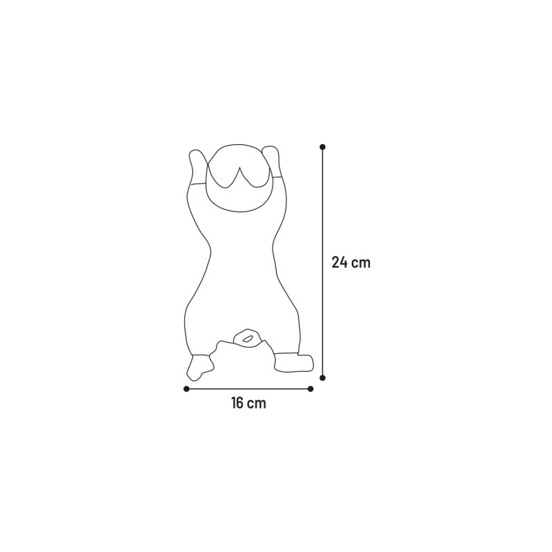 Plysch Kanin med pip och prassel
