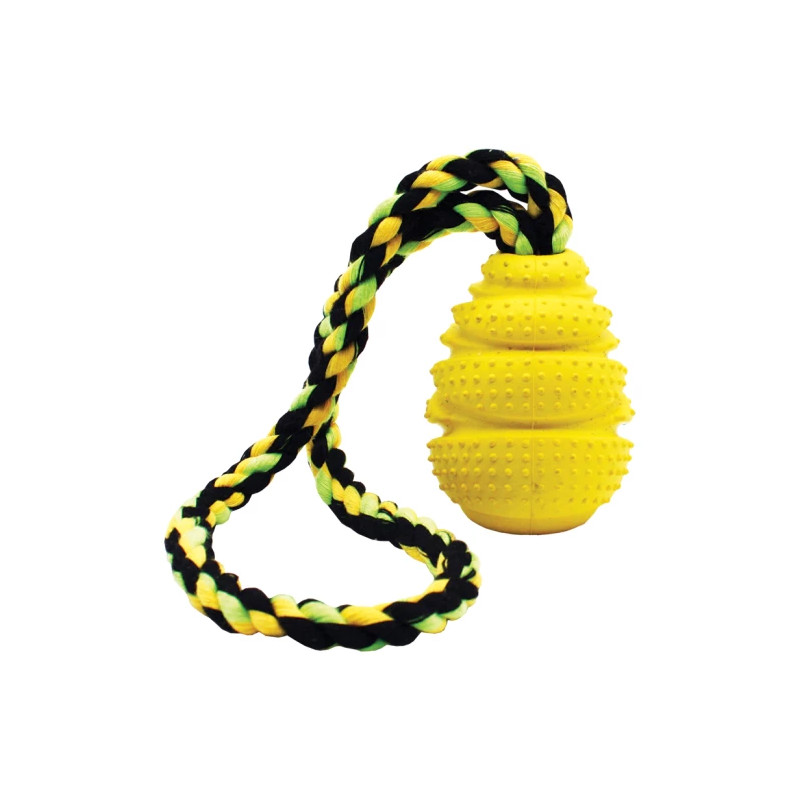 Gummikong med rep Grrrelli - Large