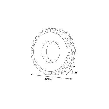 Gummidäck med piggar