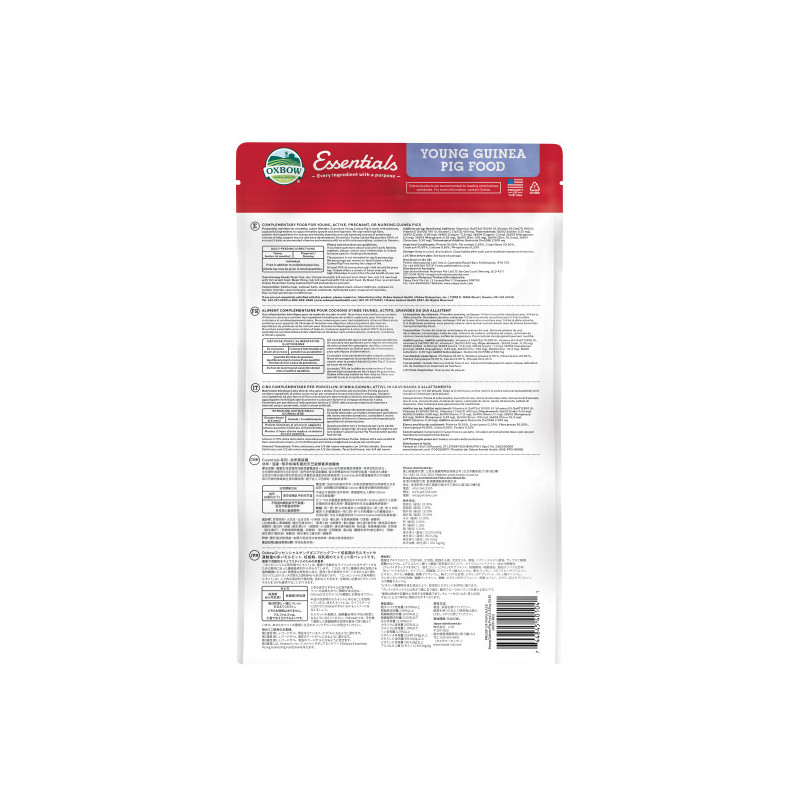 Marsvinspellets för unga marsvin - 2.25 kg