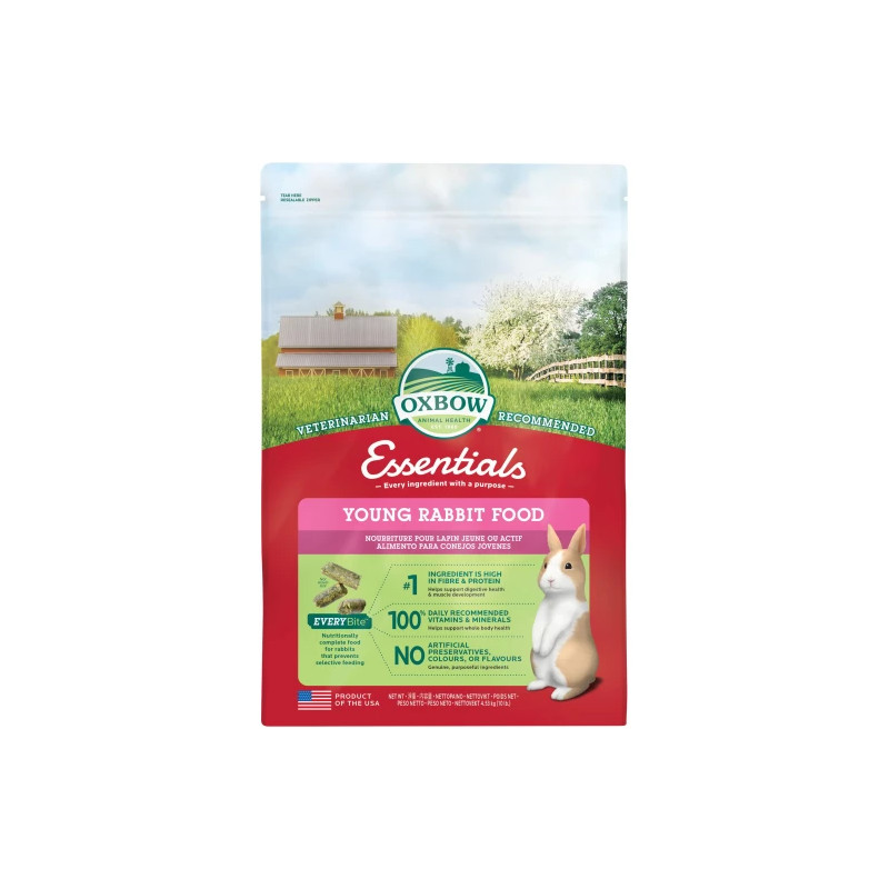 Kaninpellets för unga kaniner - 2.25 kg