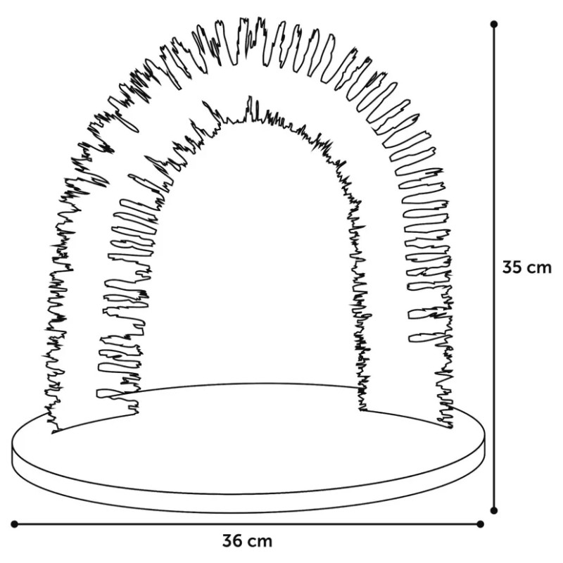 Massageborste på ställning för katt och små hundar