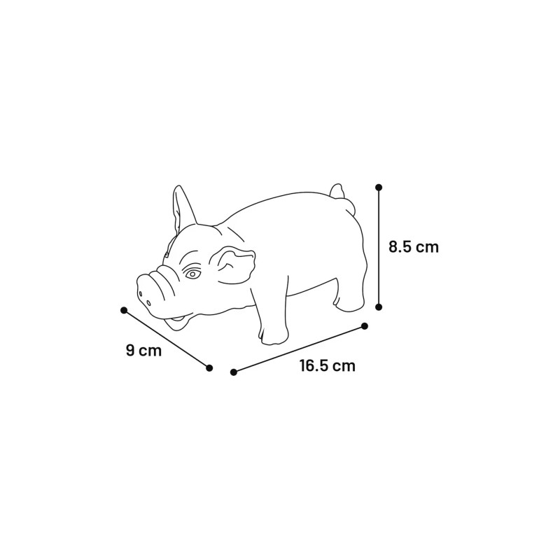 Latexgris med nöffnöff