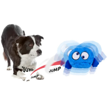 Hoppande plyschboll med ljud - Rosa