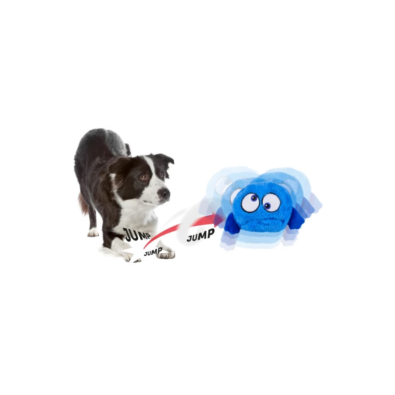 Hoppande plyschboll med ljud - Rosa