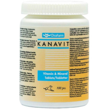 Diafarm Kanavit Vitamin & mineraltablett 100st