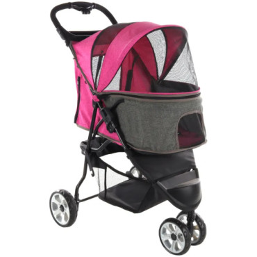 Transportvagn i Rosa - Perfekt för Smidig och Bekväm Lastning