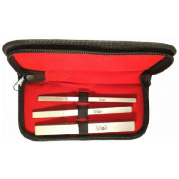 Trimsten-kit med handtag i metall 3st i väska