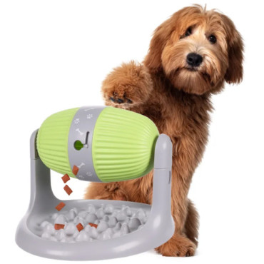 Mat & Godis Dispenser med Slowdown Bent för hund/katt