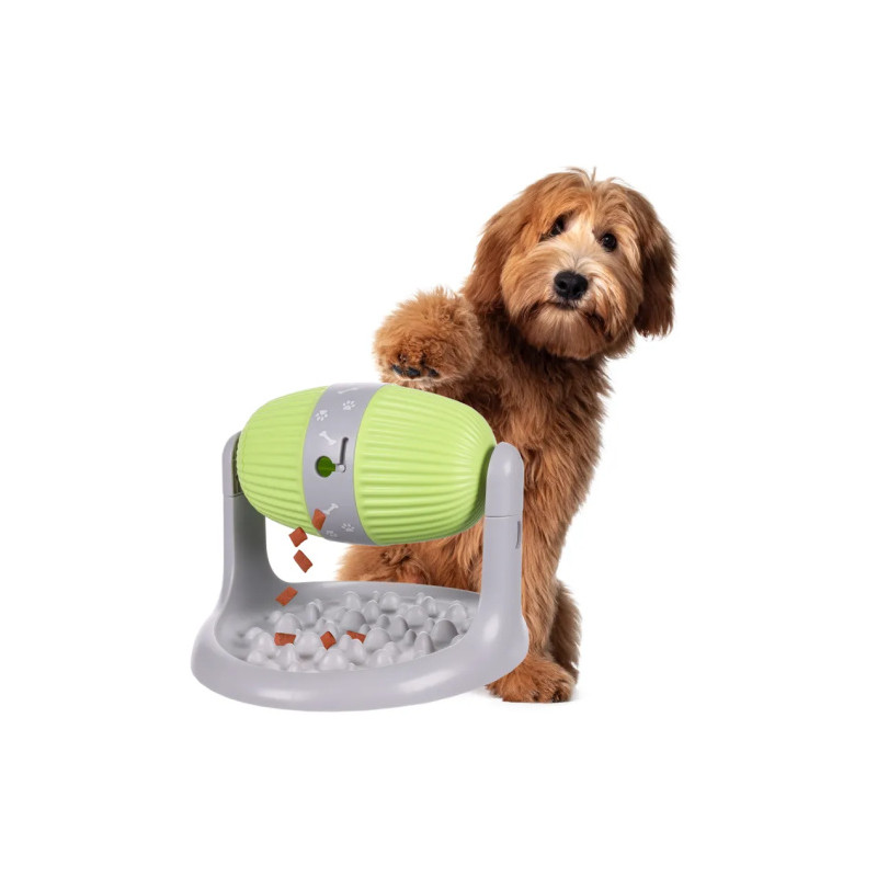 Mat & Godis Dispenser med Slowdown Bent för hund/katt