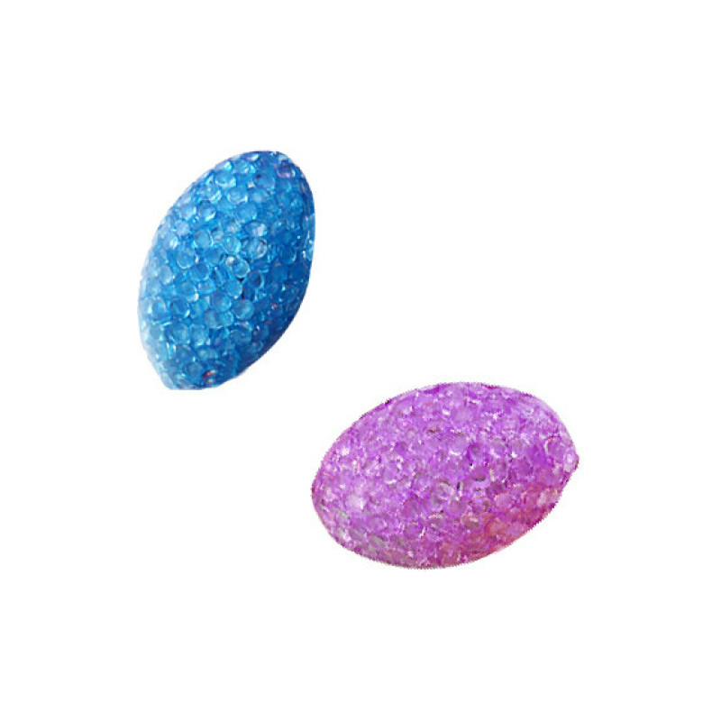 Äggformade glitterbollar m pingla