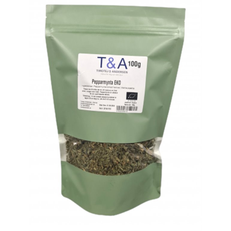 Torkad hackad Pepparmynta Ekologisk (100gr)