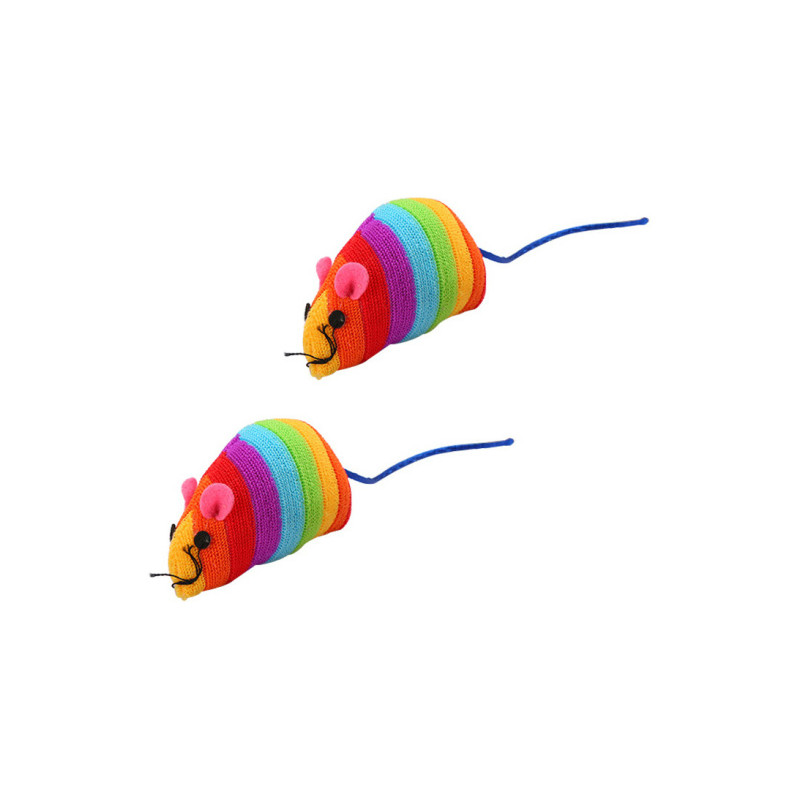 Regnbågsfärgade 9 cm 2-pack