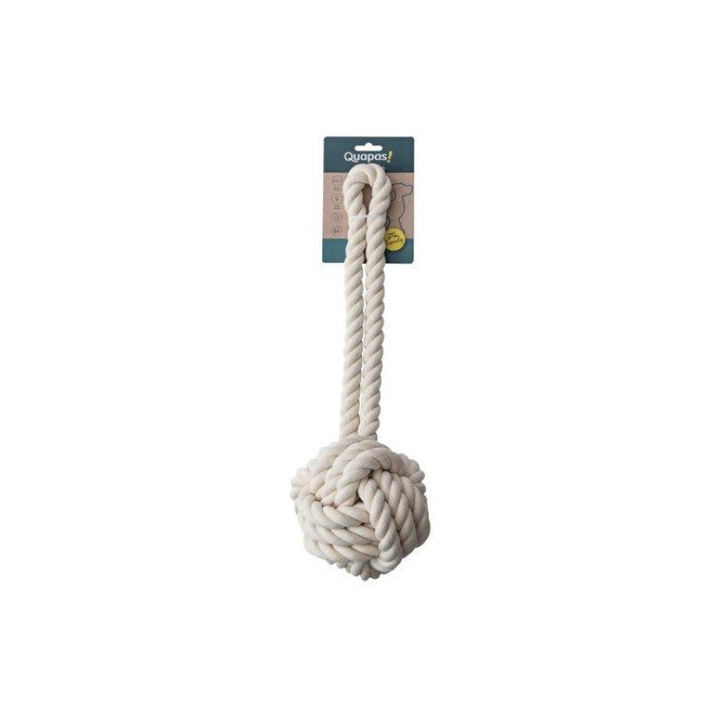 Flossrepboll med handtag naturvit x large