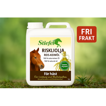 Riskliolja 100% för häst – Naturlig kraft för muskler, energi och hälsa