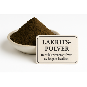 Lakritspulver 100g– Rent lakritsrotspulver av högsta kvalitet