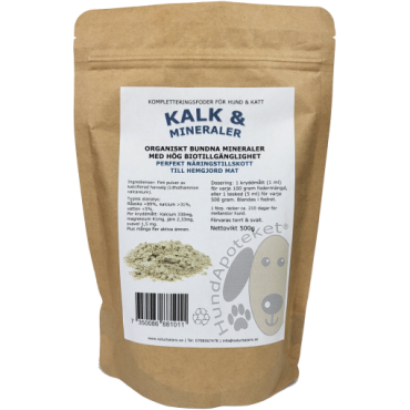 Hundapoteket Organisk Kalk Mineraler & Spårämne