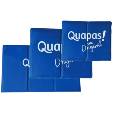 Kyldynor Blå med vit text Quapas