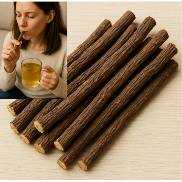 Lakritsrot hela stänger 50 g – Torkad, naturligt söt och mångsidig