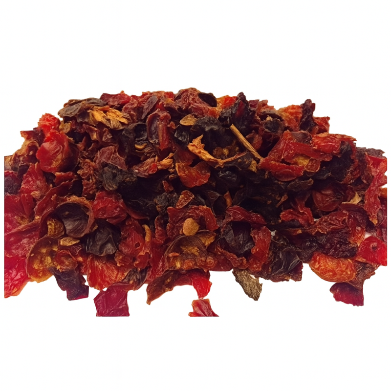 Hackade Nyponskal för Hund & Häst