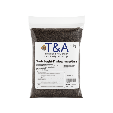 Svarta Loppfrö Plantago - mage/tarm