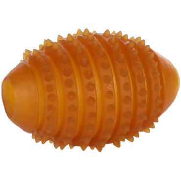 Gummi rugbyboll med piggar Hundleksak 100% Naturgummi.