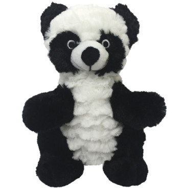 Wrinkleez Panda – hundleksak i plysch med squeaker