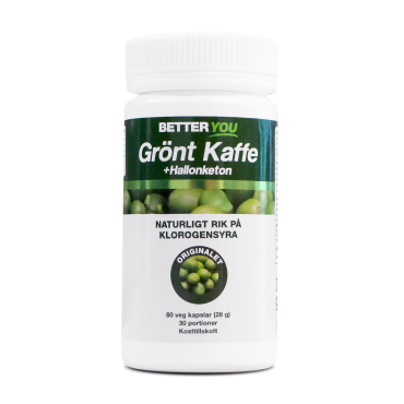 Grönt Kaffe + Hallonketon 60 kaps