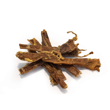 Lamm matstrupe 500 g – torkade hundtugg 10–20 cm