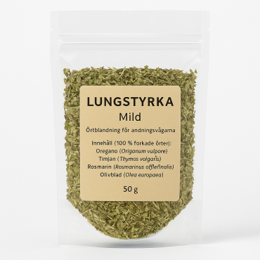 Lungstyrka – Örtblandning för andningsvägarna 50G