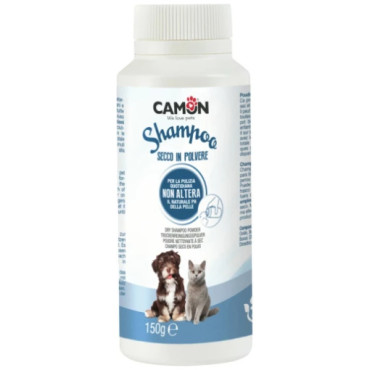 Torrschampo i pulver 150 g Camon – fräsch päls utan vatten