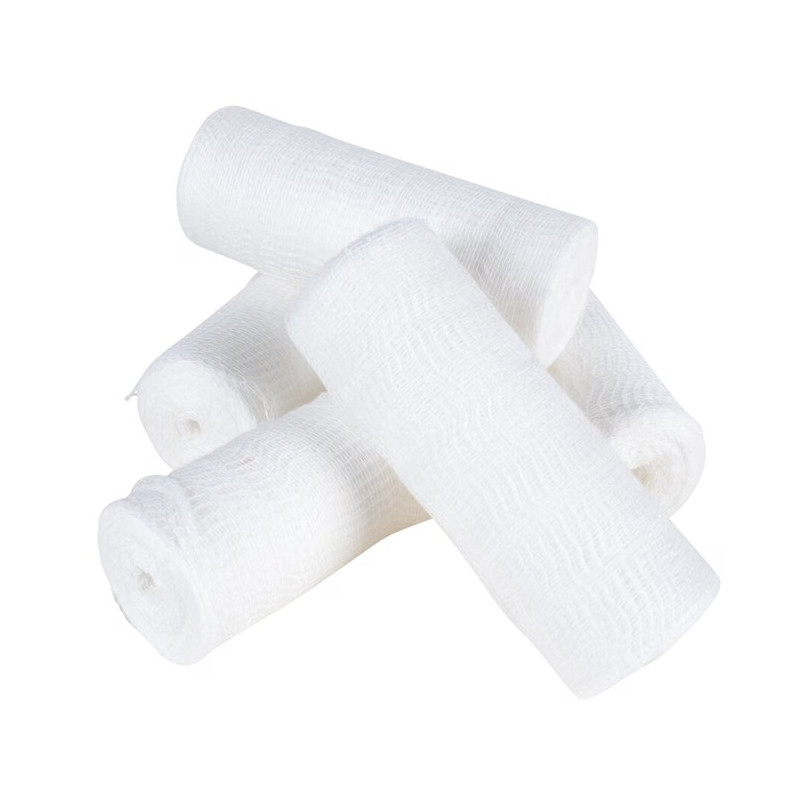 Gasbinda 10 cm × 10 m – Oelastisk bomull med vävd kant