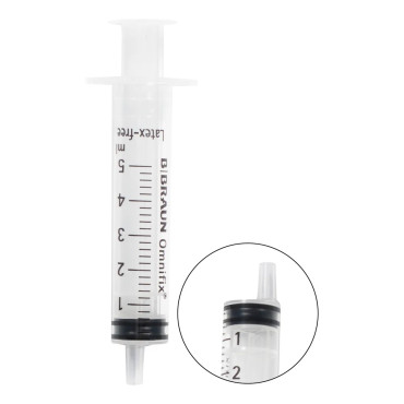 Omnifix spruta Luer 5 ml x 6 st – steril PVC-fri spruta